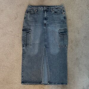 Blue Revival Denim Skirt